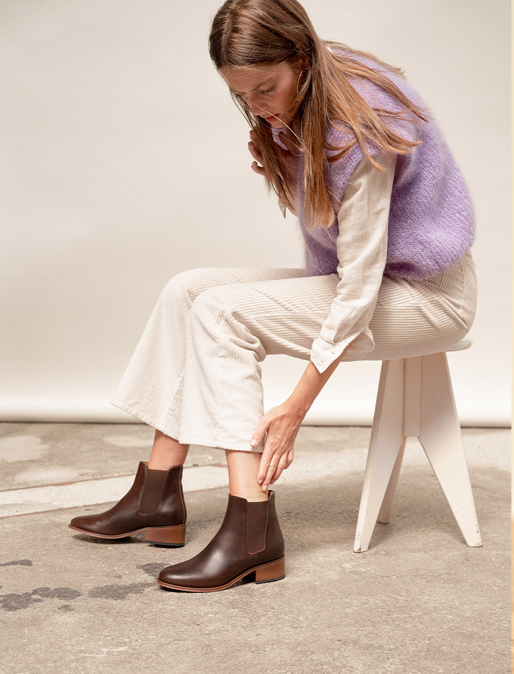Chelsea boots Amy - Bourgogne